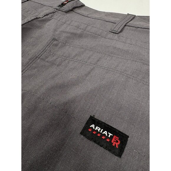 Ariat FR M4 Relaxed Duralight Ripstop Bootcut Pant Gray Men’s 34x34 10026002 - Picture 8 of 12